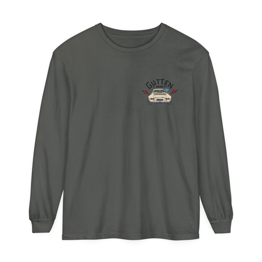 Unisex Garment-dyed Long Sleeve T-Shirt (9370220265631)
