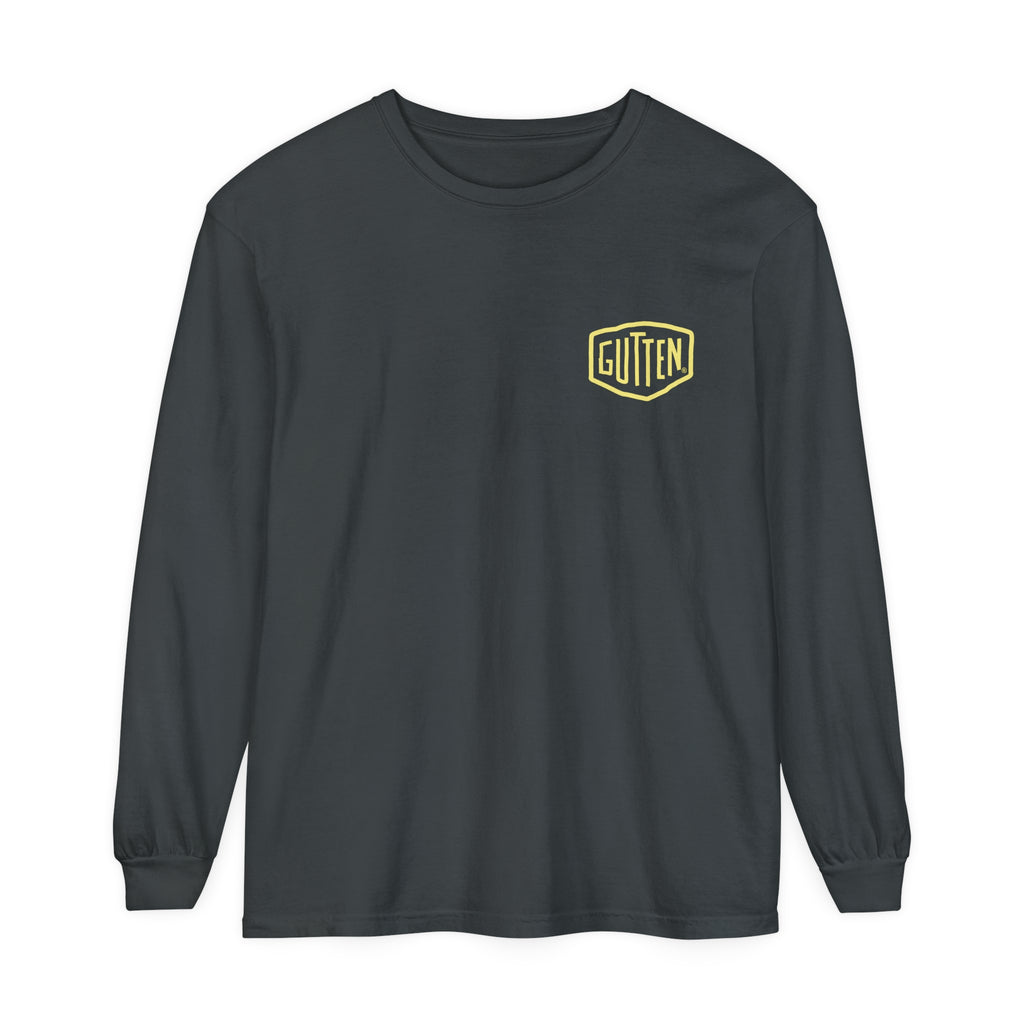 Unisex Garment-dyed Long Sleeve T-Shirt (9190837944479)