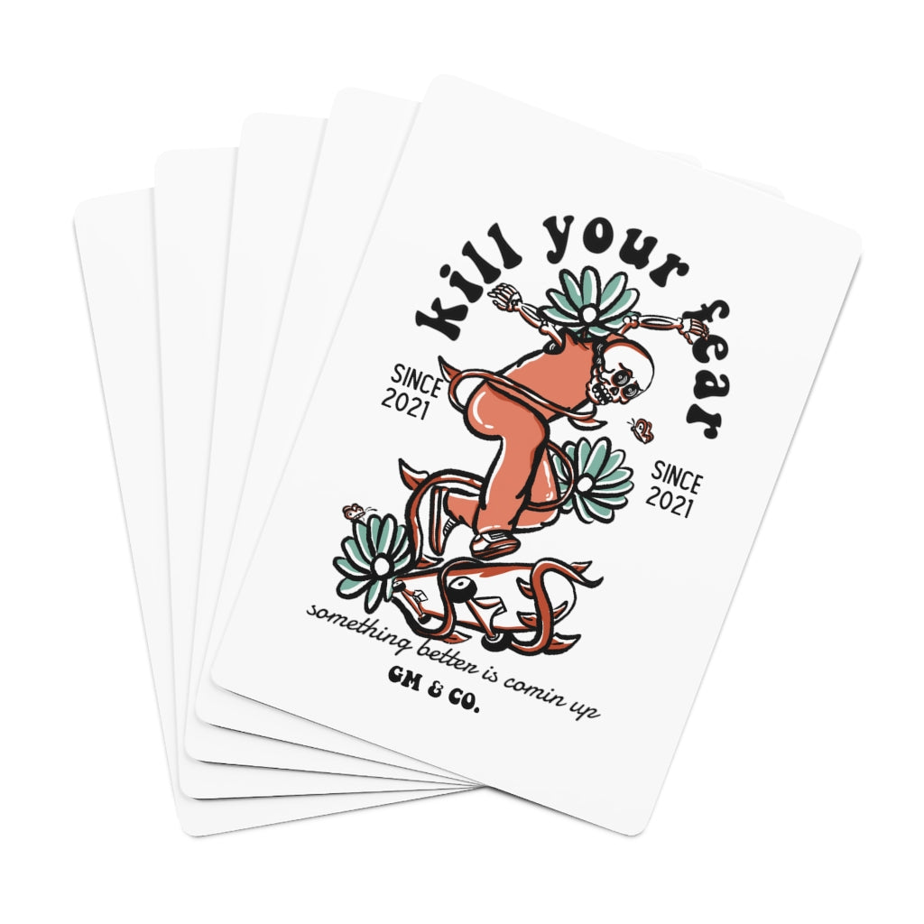 Kill Your Fear Poker Cards (7329265156255)